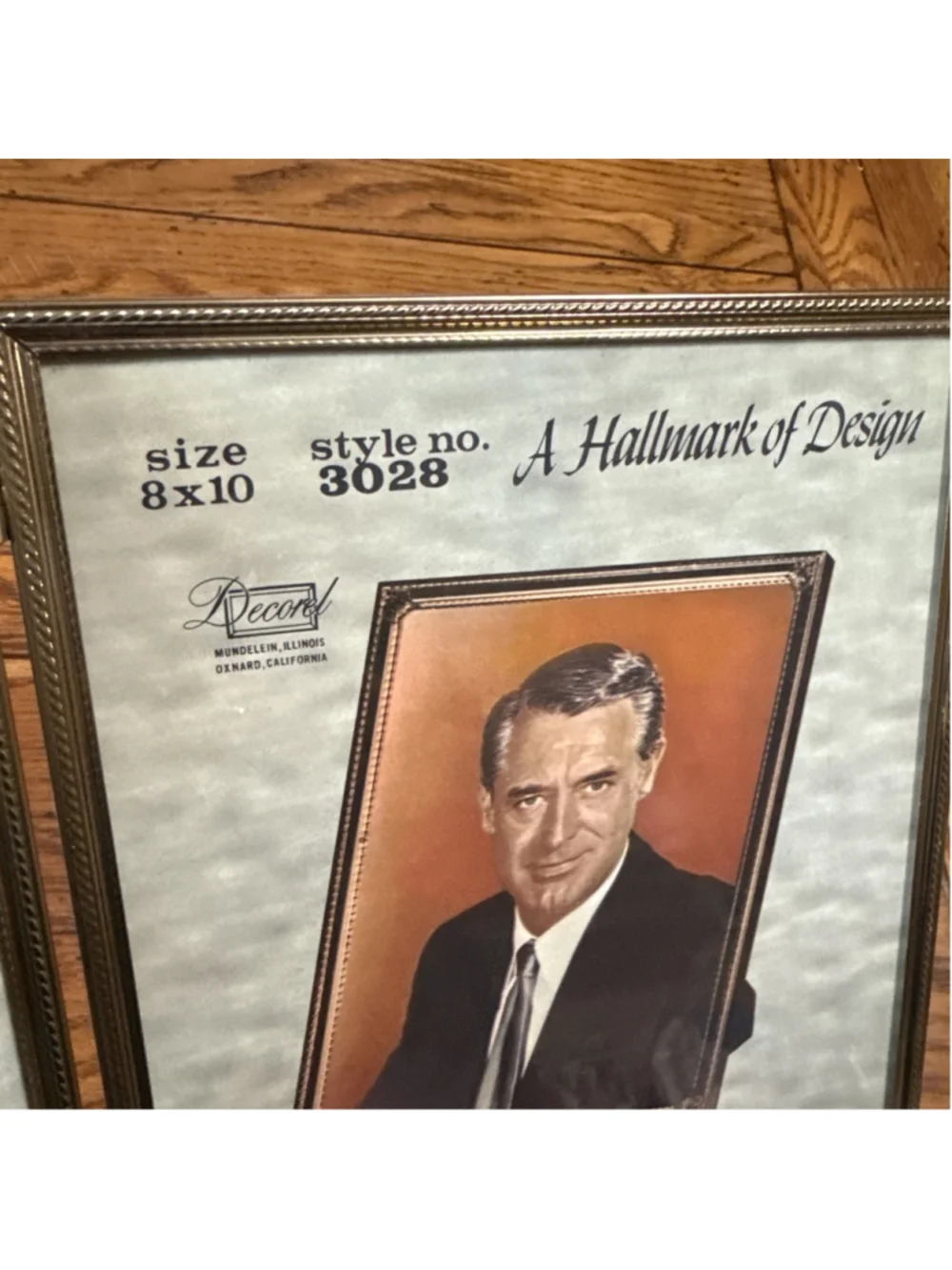 Vintage Decorative Arts Corp, Bi-fold 8 x 10 Frame Rock Hudson